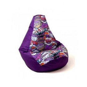 Puff GO GIFT Porpora 130 x 90 cm Pera