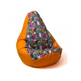 Puff GO GIFT Arancio 130 x 90 cm Pera