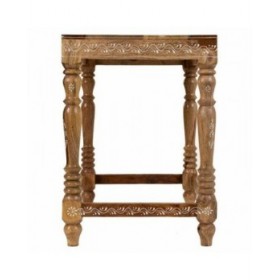 Tavolino da Caffè Alexandra House Living Multicolore Legno di mango 33 x 46 x 48 cm