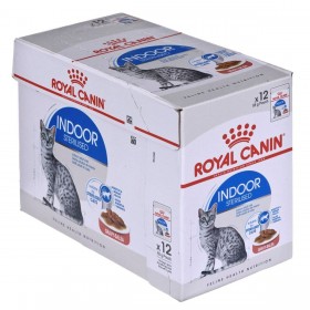 Cibo per gatti Royal Canin Indoor Sterilized Carne 12 x 85 g