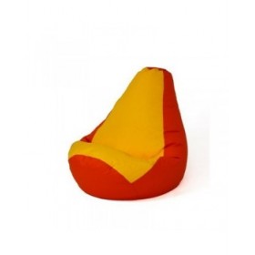 Puff GO GIFT Giallo Rosso 140 x 100 cm Pera