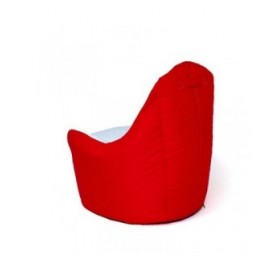 Puff GO GIFT Bianco Rosso Oxford tejido antidesgarros