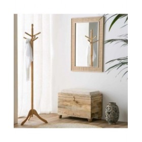 Panca Alexandra House Living Bianco Naturale Legno di mango Legno MDF 40 x 47 x 72 cm