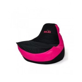 Puff GO GIFT Nero Rosa Oxford tejido antidesgarros 140 x 100 x 100 cm 140 x 100 cm