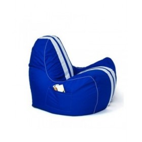 Puff GO GIFT Azzurro Bianco Oxford tejido antidesgarros 140 x 100 x 100 cm 140 x 100 cm