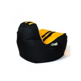 Puff GO GIFT Giallo Nero Oxford tejido antidesgarros 140 x 100 x 100 cm 140 x 100 cm
