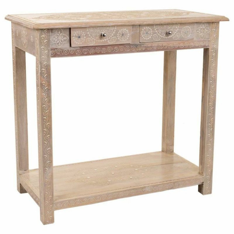 Ingresso con Cassetti Alexandra House Living Bianco Naturale 40 x 76 x 135 cm