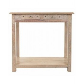 Ingresso con Cassetti Alexandra House Living Bianco Naturale 40 x 76 x 135 cm