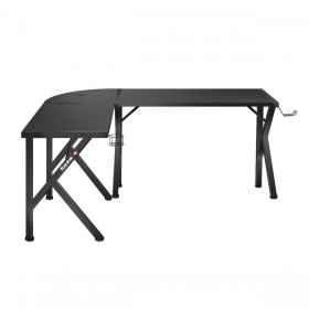 Scrivania Gaming Huzaro Hero 6.3 Nero Acciaio Fibra di carbonio 154 x 74 x 117 cm