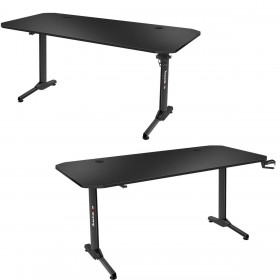 Scrivania Gaming Huzaro HZ-Hero 4.7 Nero Legno MDF 160 x 75 cm