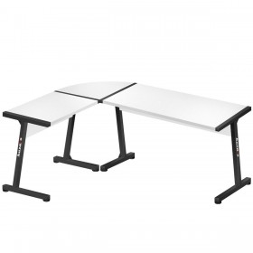 Scrivania Huzaro HZ-Hero 6.0 Bianco Acciaio Fibra di carbonio 178 x 4 x 112 cm