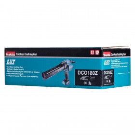 Pistola in silicone Makita DCG180Z Azzurro Bianco