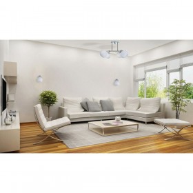 Applique da Parete Activejet AJE-IRMA 1P Bianco Argentato Metallo 40 W 13 x 17,5 x 24,5 cm (1 Pezzi)