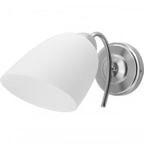 Applique da Parete Activejet NIKITA 1P Nikiel Bianco nichel Metallo Vetro 60 W 220-240 V 26 x 12 x 12,5 cm 30 x 12 x 15 cm (1 Pe