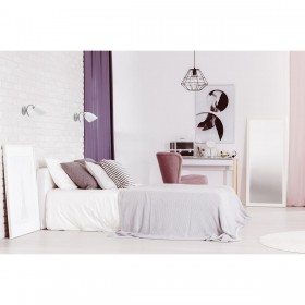 Applique da Parete Activejet NIKITA 1P Nikiel Bianco nichel Metallo Vetro 60 W 220-240 V 26 x 12 x 12,5 cm 30 x 12 x 15 cm (1 Pe