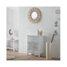 Specchio da parete Alexandra House Living Marrone 3 x 61 x 61 cm Cerchi
