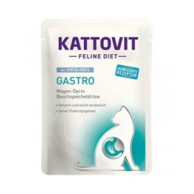 Cibo per gatti Kattovit Gastro Duck with rice 85 g Riso