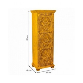 Armadio Alexandra House Living Giallo Ferro Legno di mango 40 x 149 x 53 cm