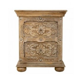 Comodino Alexandra House Living Marrone 40 x 60 x 50 cm