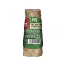 Giocattolo da mordere per cani Maced Bone stuffed with beef rumen Carne di manzo e vitello