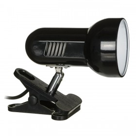 Lampada da tavolo Activejet AJE-CLIP Nero Metallo Plastica 60 W