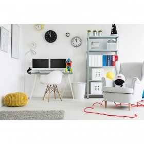 Lampada da tavolo Activejet AJE-CLIP Nero Metallo Plastica 60 W