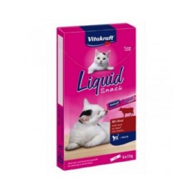 Spuntino per Cat Vitakraft Liquid-Snack Carne di vitello