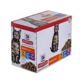 Cibo per gatti Hill's Feline Adult Multipack Classic Pollo Pesce