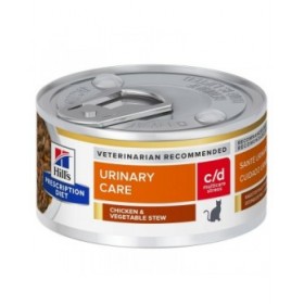 Cibo per gatti Hill's Feline c/d Urinary Stress Stews Pollo Maiale 82 g
