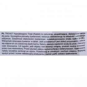 mangime Trovet Hypoallergenic Adulto Coniglio 250 g