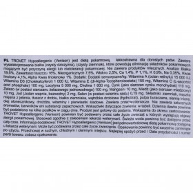 mangime Trovet Hypoallergenic Adulto Carne di vitello Cinghiale 3 Kg
