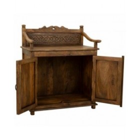 Credenza Alexandra House Living Marrone Ferro Legno di mango 42 x 85 x 70 cm
