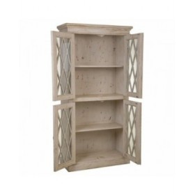 Stand Espositore Alexandra House Living Vetro Ferro Legno di mango 40 x 183 x 90 cm