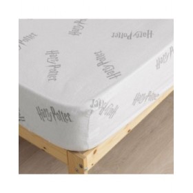 Lenzuolo con angoli Harry Potter Bianco Grigio Singolo
