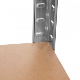 Scaffale Greenblue GB378 180 x 90 x 40 cm Grigio acciaio galvanizzato Legno MDF 75 Kg
