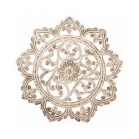 Decorazione da Parete Alexandra House Living Marrone Legno MDF 2 x 90 x 90 cm