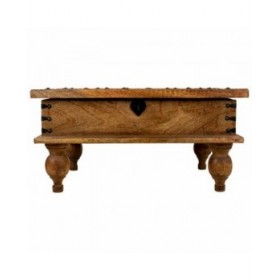 Baule Alexandra House Living Marrone Metallo Legno di mango 40 x 30 x 60 cm Stile artigianale