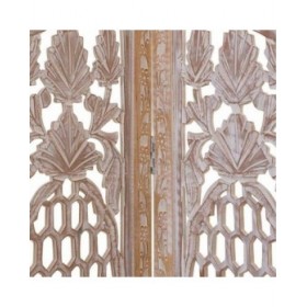 Paravento Alexandra House Living Bianco 2 x 180 x 153 cm