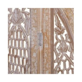 Paravento Alexandra House Living Bianco 2 x 180 x 153 cm