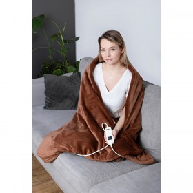 Coperta Elettrica N'oveen EB655                           180 x 130 cm Marrone Bronce