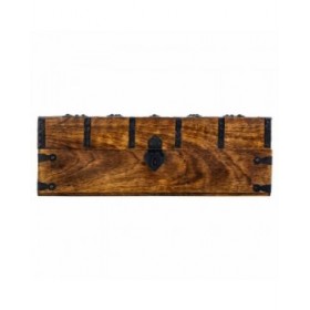 Baule Alexandra House Living Marrone Metallo Legno di mango 20 x 12 x 38 cm Stile artigianale