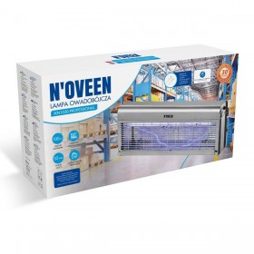 Lampada Antizanzare N'oveen IKN1030 Acciaio 32 W