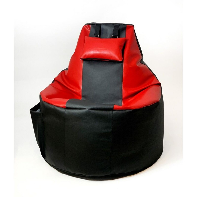 Puff GO GIFT Nero Rosso Crema Bronce Ecopelle 130 x 90 cm