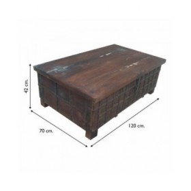 Baule Alexandra House Living Legno Riciclato