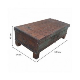 Baule Alexandra House Living Legno Riciclato