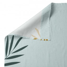 Lenzuolo Superiore HappyFriday Blanc Foliage Mint Multicolore 160 x 270 cm