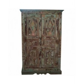 Armadio Alexandra House Living Marrone Legno Riciclato 45 x 204 x 127 cm