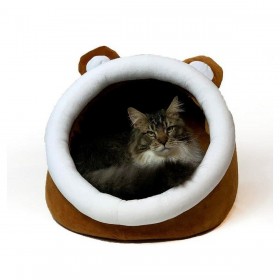 Letto per animali domestici GO GIFT Bianco Bronce 40 x 4 x 45 cm