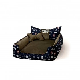 Letto per animali domestici GO GIFT L Bronce 90 x 16 x 50 cm