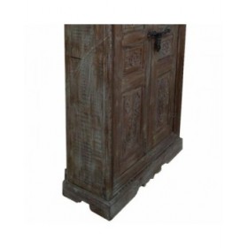 Armadio Alexandra House Living Marrone Legno Riciclato 45 x 220 x 121 cm